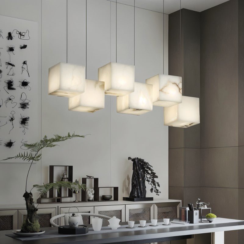 Kyvikos Alabaster Pendant Light - Nuvé