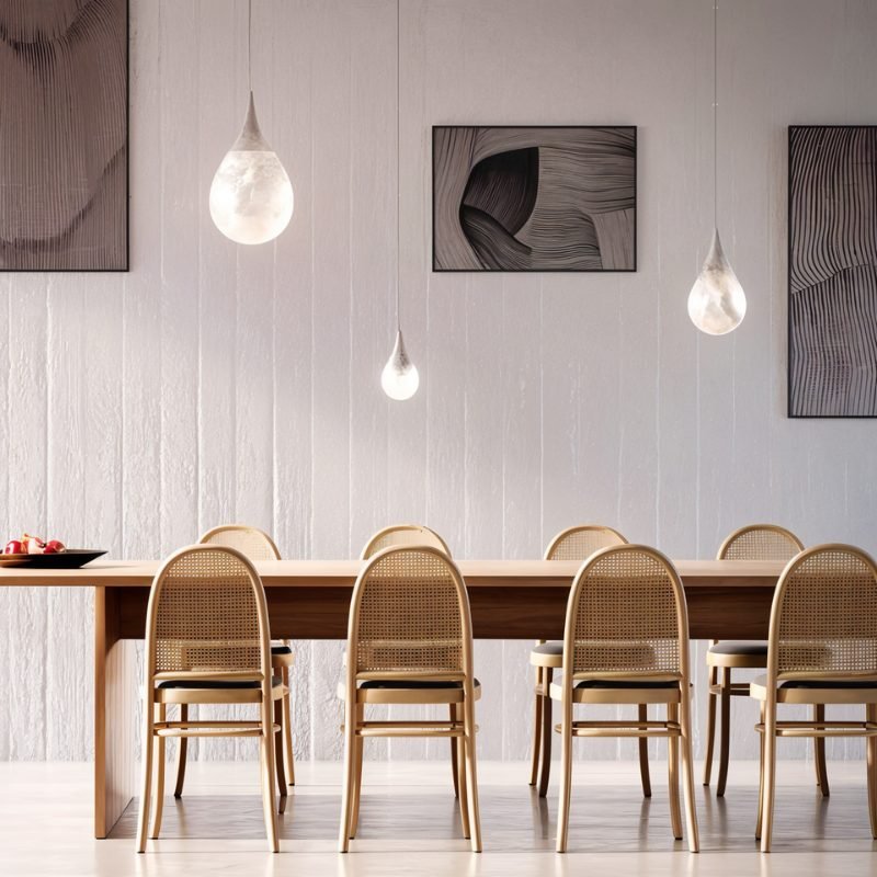 Lacrima Alabaster Pendant Light - Nuvé