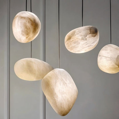 Lapis Alabaster Pendant Light - Nuvé