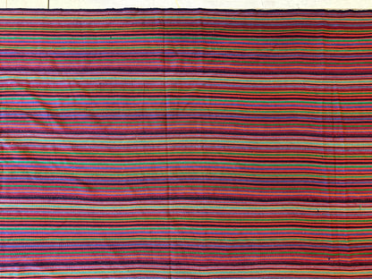 Large Antique Persian Square Rug Jajim Design 9 x 9 Ft - Nuvé