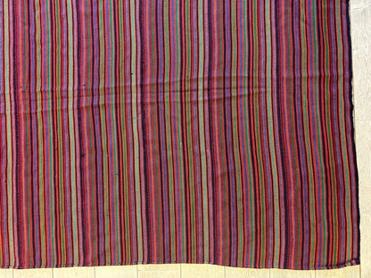 Large Antique Persian Square Rug Jajim Design 9 x 9 Ft - Nuvé