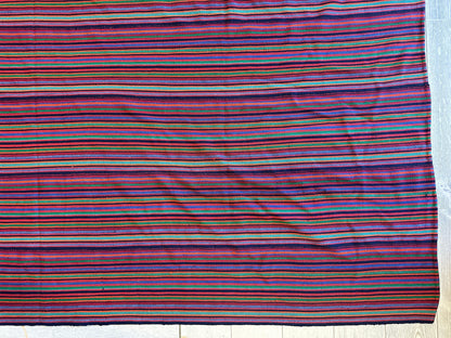 Large Antique Persian Square Rug Jajim Design 9 x 9 Ft - Nuvé