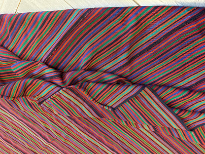 Large Antique Persian Square Rug Jajim Design 9 x 9 Ft - Nuvé