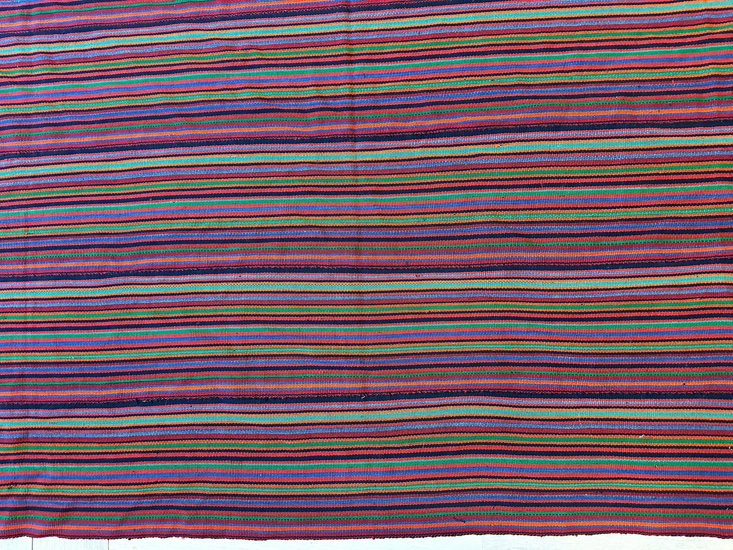 Large Antique Persian Square Rug Jajim Design 9 x 9 Ft - Nuvé