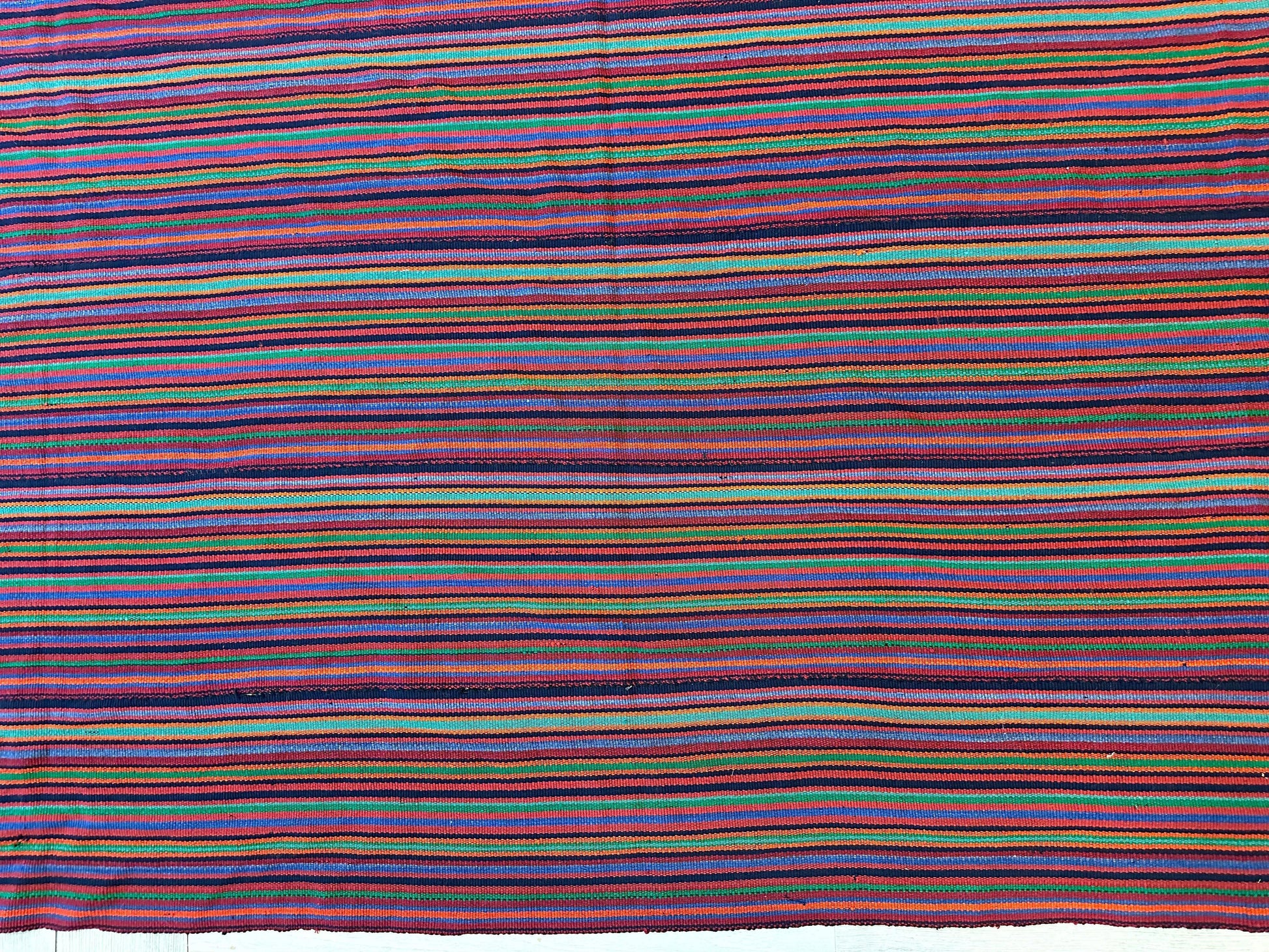 Large Antique Persian Square Rug Jajim Design 9 x 9 Ft - Nuvé