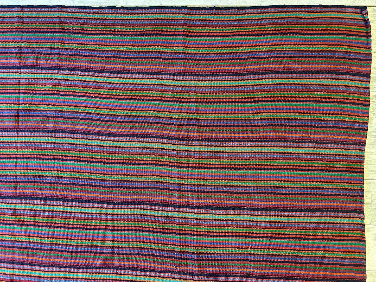 Large Antique Persian Square Rug Jajim Design 9 x 9 Ft - Nuvé