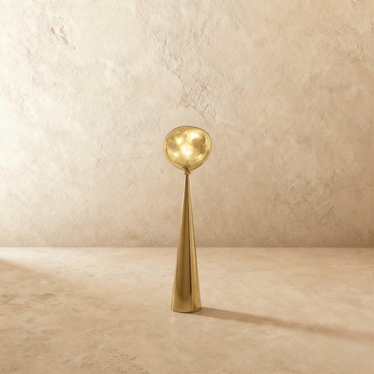 Residence Supply lava floor lamp with flowing molten-like lava design and a sleek base, ideal for modern living room decor.