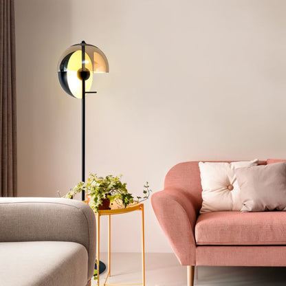 Residence Supply Layers Floor Lamp featuring multiple layered shades and a sleek modern design for stylish indoor lighting.