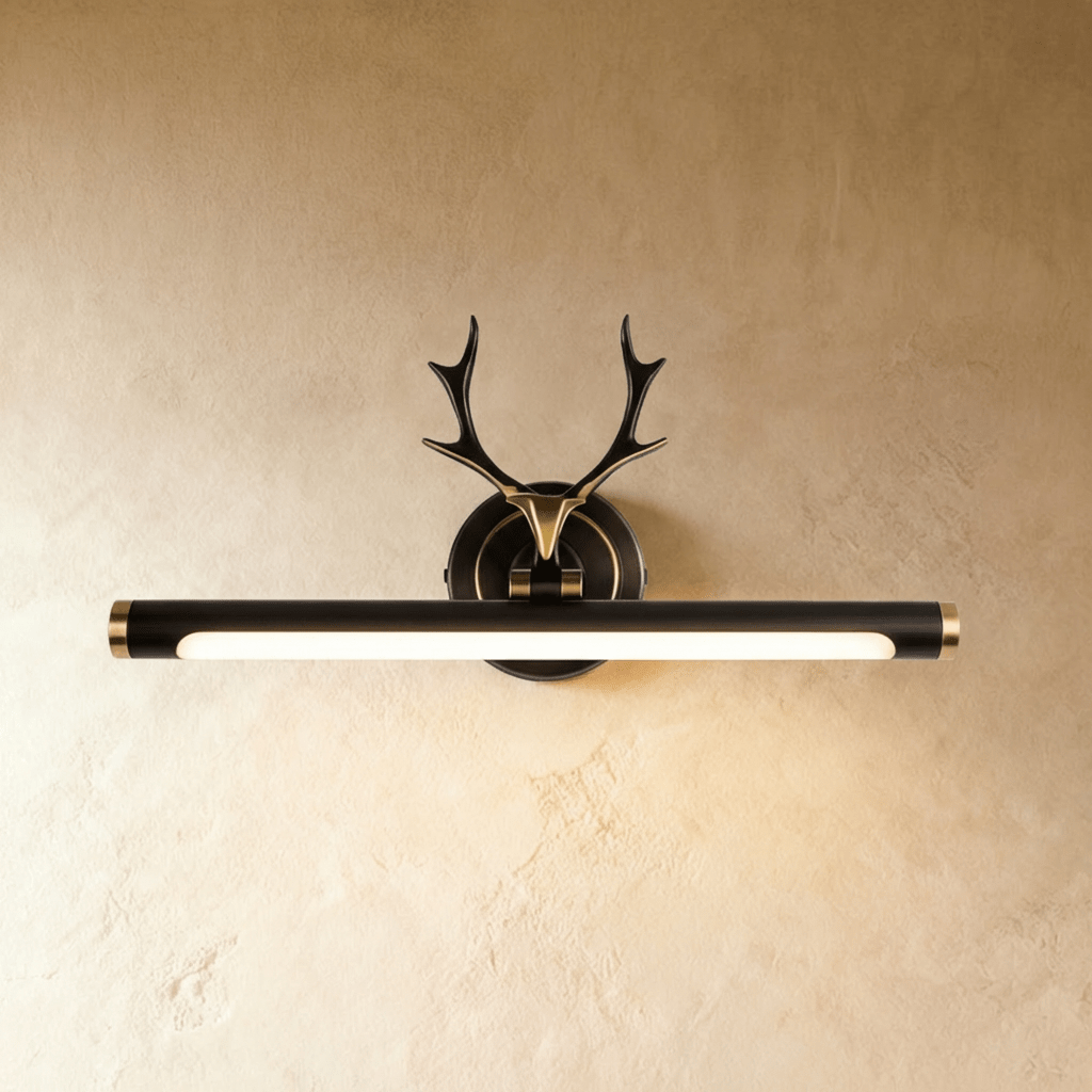 Modern Leios Wall Lamp by Residence Supply featuring a sleek design with a curved arm and cylindrical shade mounted on the wall.
