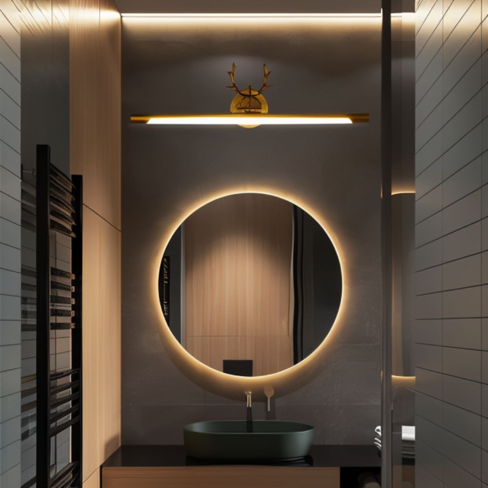 Residence Supply Leios wall lamp featuring a sleek, modern design with a metallic finish and adjustable arm.