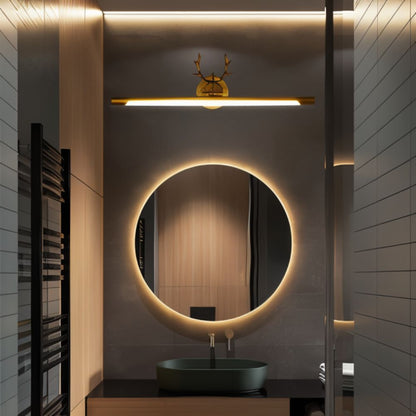 Residence Supply Leios wall lamp featuring a sleek, modern design with a metallic finish and adjustable arm.