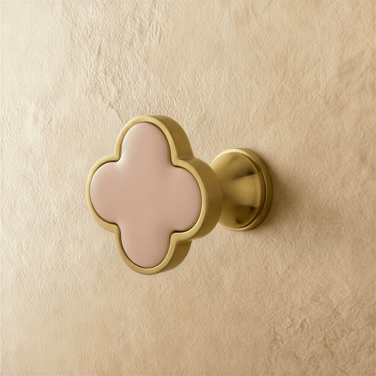 Brass Leto knob by Residence Supply for cabinet hardware, featuring a sleek round design perfect for home and garden cabinetry.