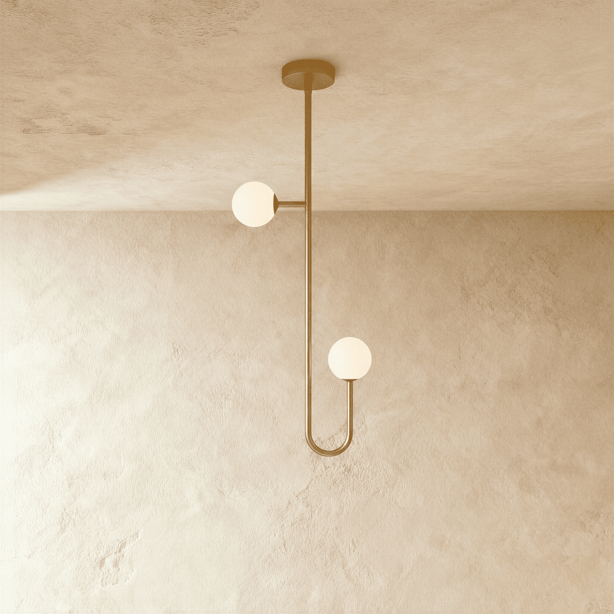 Lexto indoor chandelier by Residence Supply featuring modern design with multiple hanging light fixtures and sleek metal finish.