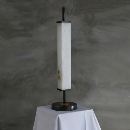 Lifang table lamp by Residence Supply with a modern design, featuring a sleek base and a fabric lampshade for soft ambient lighting.
