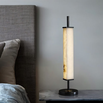 Lifang table lamp by Residence Supply with a sleek base and fabric shade, perfect for a modern bedside or living room.