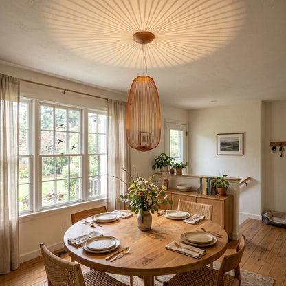 Lightweight Spokes Shaped Pendant Lamp