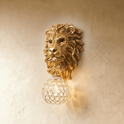 Lion Head Wall Lamp - Nuvé