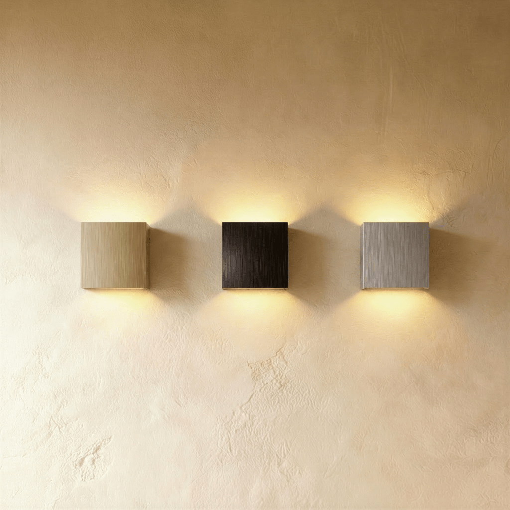 Modern Lior Wall Lamp by Residence Supply featuring sleek design and warm lighting for stylish interior decor.