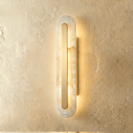 Residence Supply Lofos Wall Lamp with sleek modern design and soft illumination, mounted on a wall for ambient lighting.