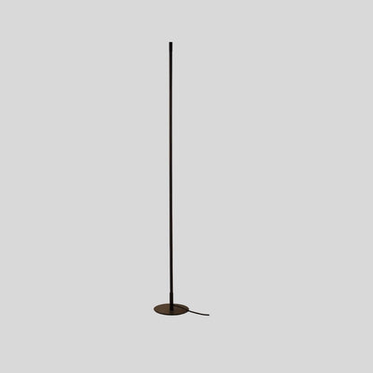 Residence Supply Lotif Floor Lamp with sleek metal stand and fabric shade, ideal for modern living room lighting.