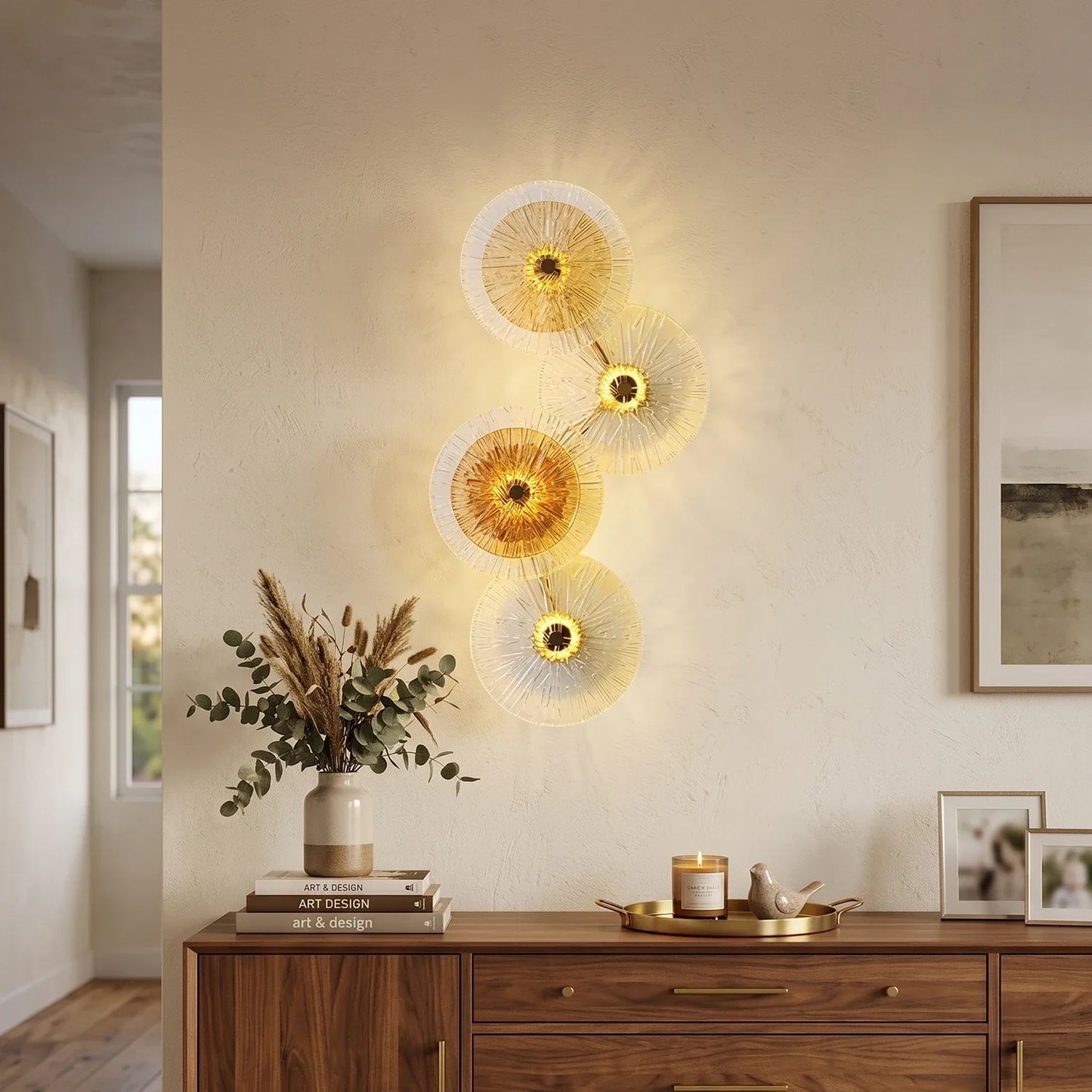 Lotus Leaves Wall Lamp