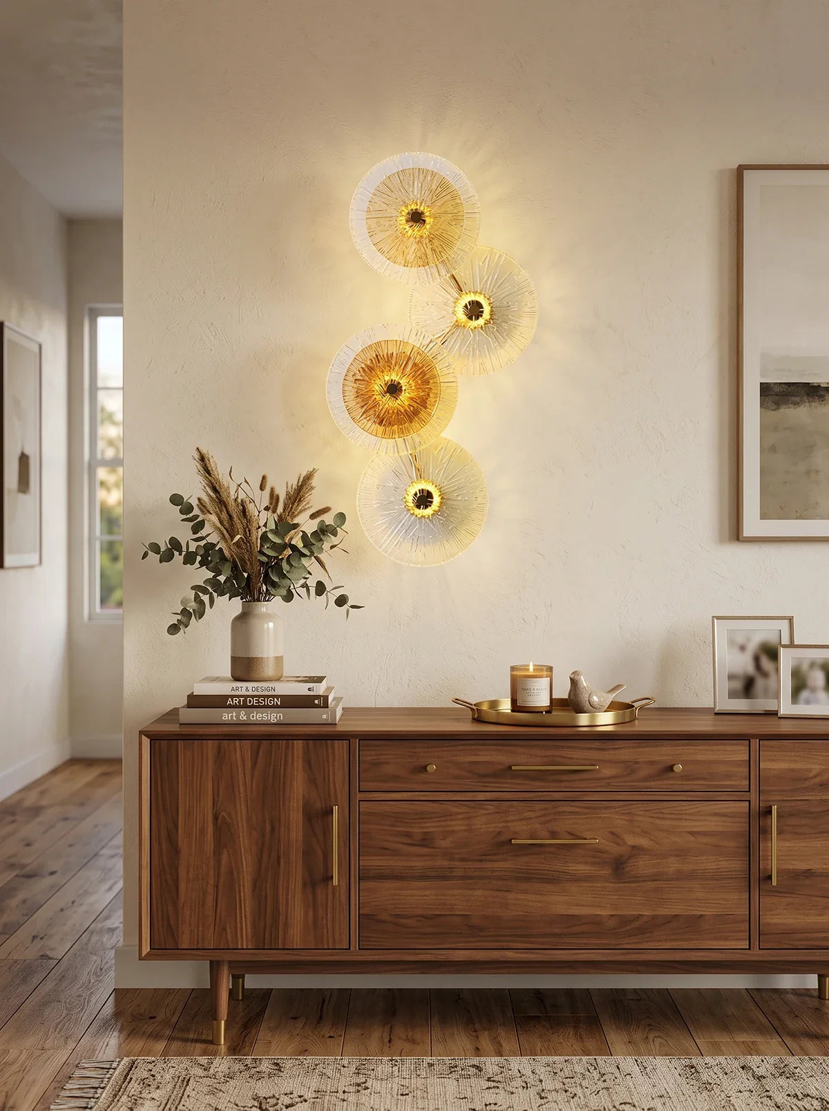 Lotus Leaves Wall Lamp