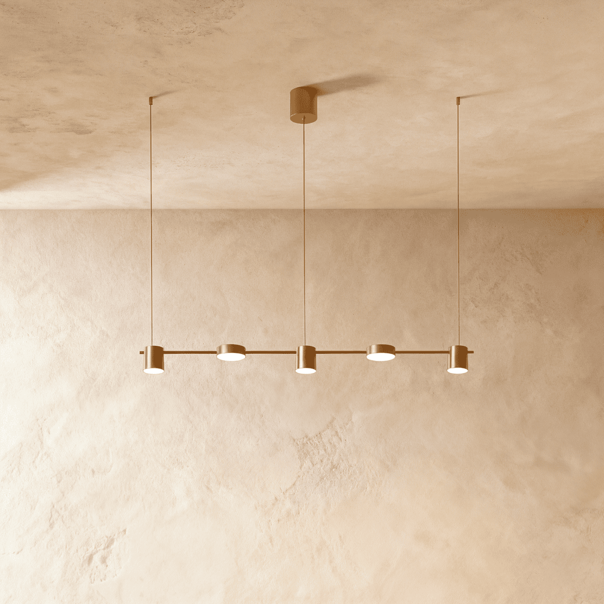 Elegant Lumina Luxe Chandelier by Residence Supply featuring crystal accents and a modern gold finish inside a stylish living room.