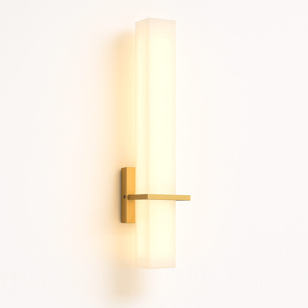 Modern Lunara Wall Lamp by Residence Supply with sleek metal finish and adjustable arm for ambient lighting.