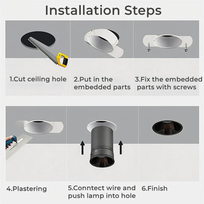 Lusin Trimless Downlight - Nuvé