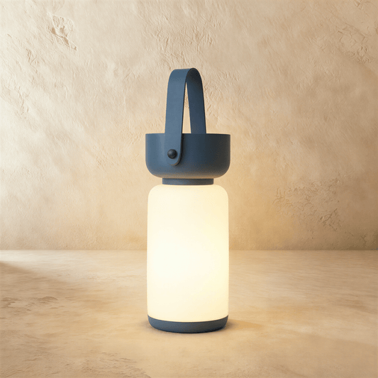 Luxori Table Lamp by Residence Supply with a sleek metal base and fabric shade, ideal for modern living room or bedside decor.