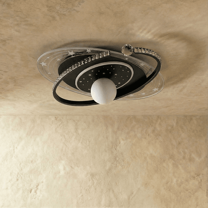 Lyra ceiling light by Residence Supply featuring a modern design with a sleek metal finish and multiple adjustable LED bulbs.