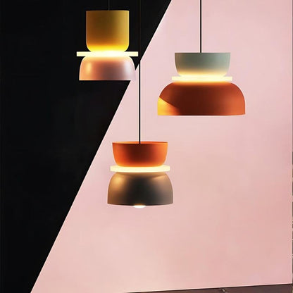 Residence Supply Macaron Pendant Light hanging fixture with pastel-colored spherical design for modern home decor.