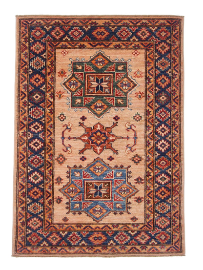 Super Kazak (2'10"x4'00") adobe/navy - Nuvé