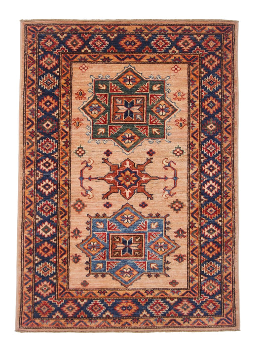 Super Kazak (2'10"x4'00") adobe/navy - Nuvé