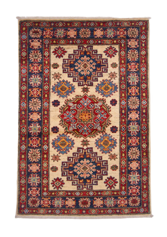 Super Kazak (2'08"x3'11") ivory/navy - Nuvé