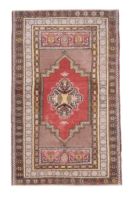 Vintage Turkish (3'04"x5'04") lt.red/gold - Nuvé