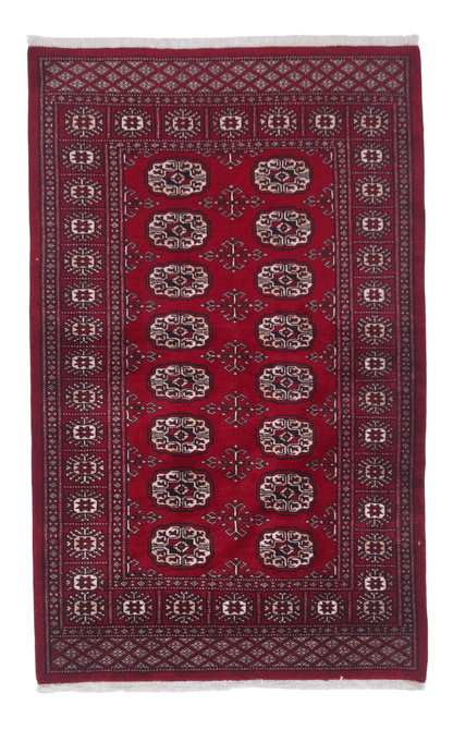Mori Bokhara (3'01"x4'11") dk.red - Nuvé