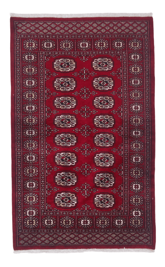 Mori Bokhara (3'01"x4'11") dk.red - Nuvé
