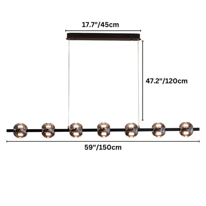 Malay Linear Chandelier - Nuvé