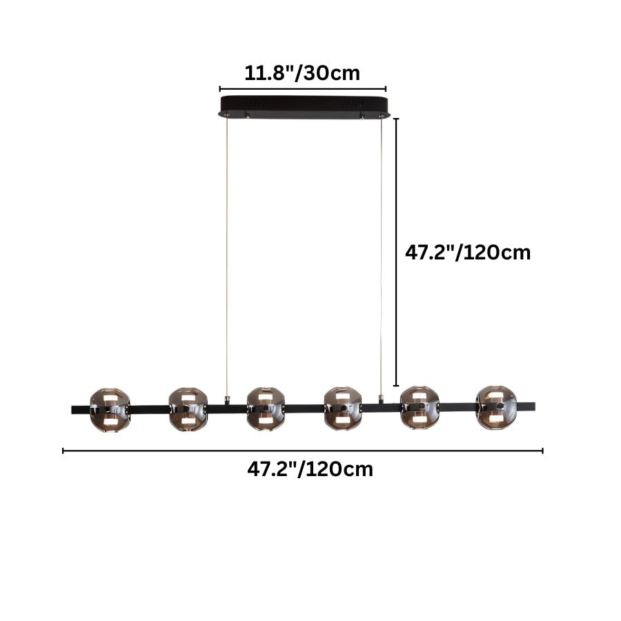 Malay Linear Chandelier - Nuvé