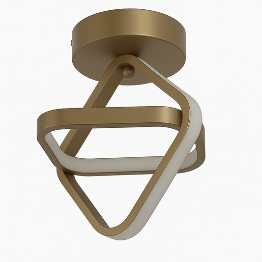 Manaia ceiling light by Residence Supply featuring a stylish design with intricate metal details and warm ambient lighting.