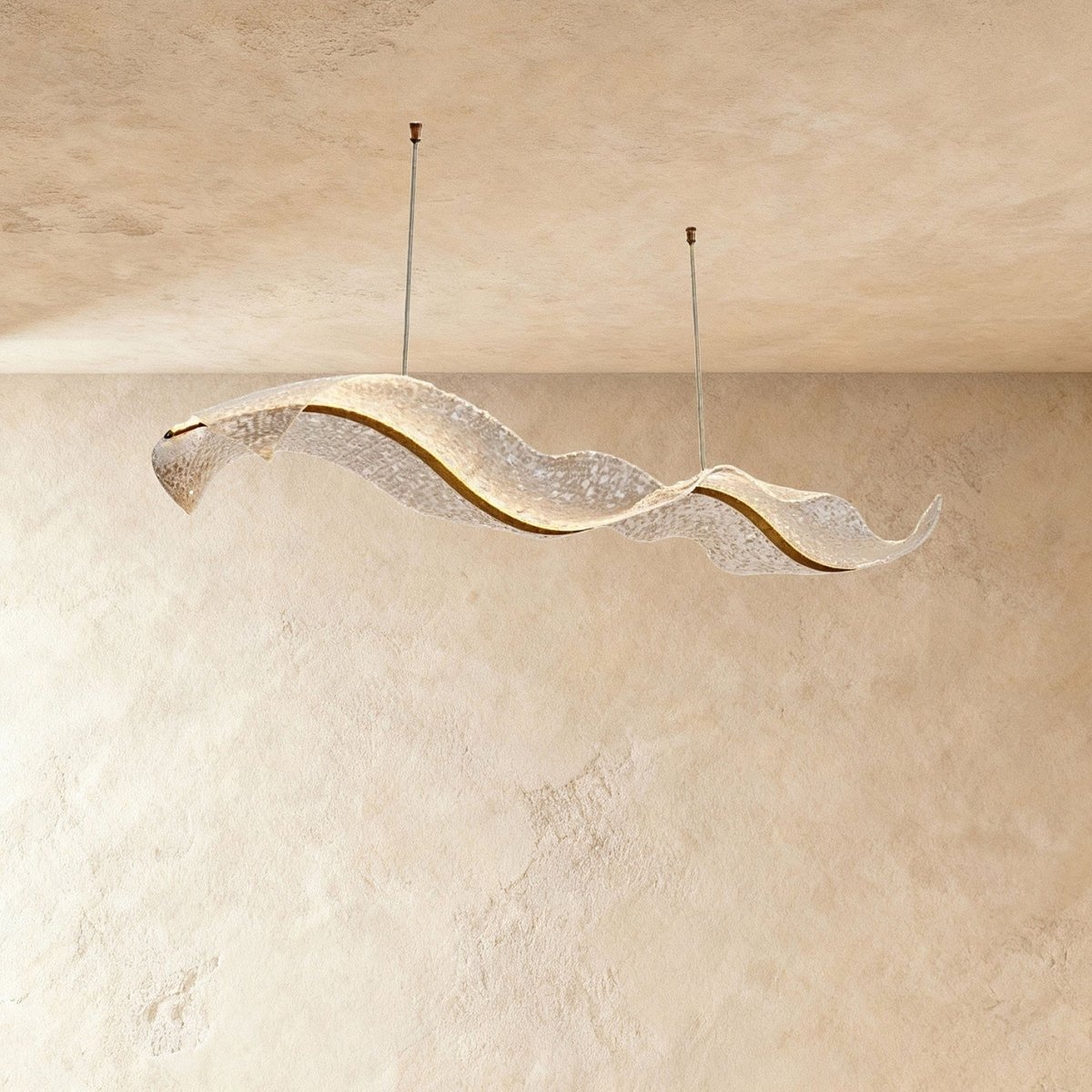Elegant Marianne chandelier by Residence Supply featuring intricate metalwork and multiple hanging light fixtures.