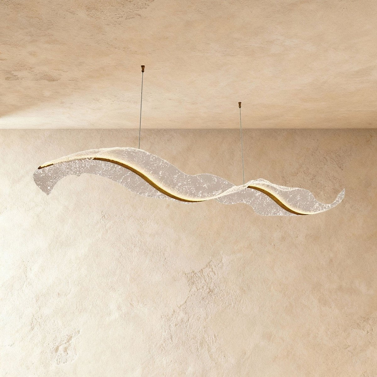 Elegant Marianne Chandelier by Residence Supply featuring multiple glass pendants and a modern brass finish.