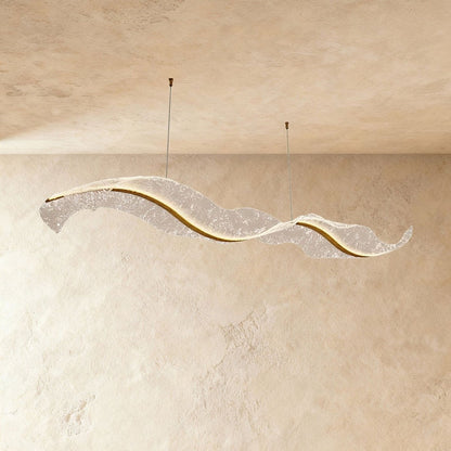 Elegant Marianne Chandelier by Residence Supply featuring multiple glass pendants and a modern brass finish.