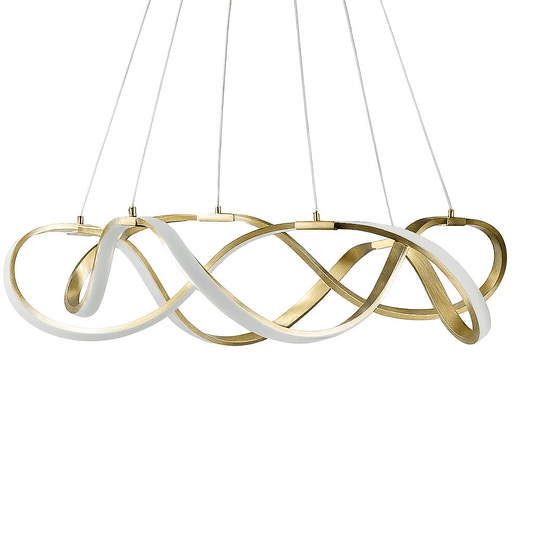 Elegant Mariquita chandelier by Residence Supply featuring intricate metalwork and multiple light bulbs for a stylish lighting fixture.