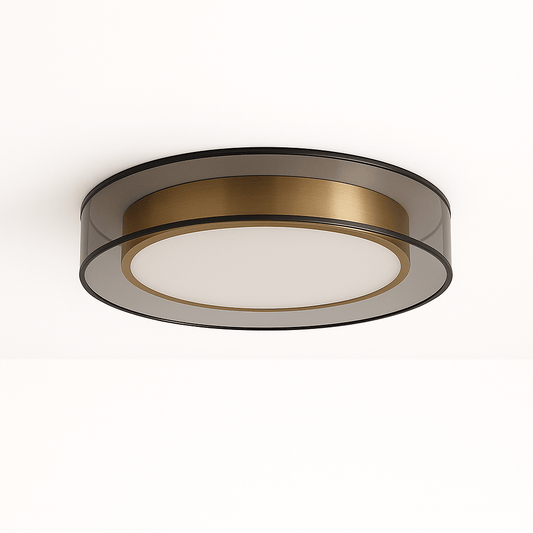 Marisol ceiling light by Residence Supply featuring a modern design with a sleek metal fixture and glass shade.