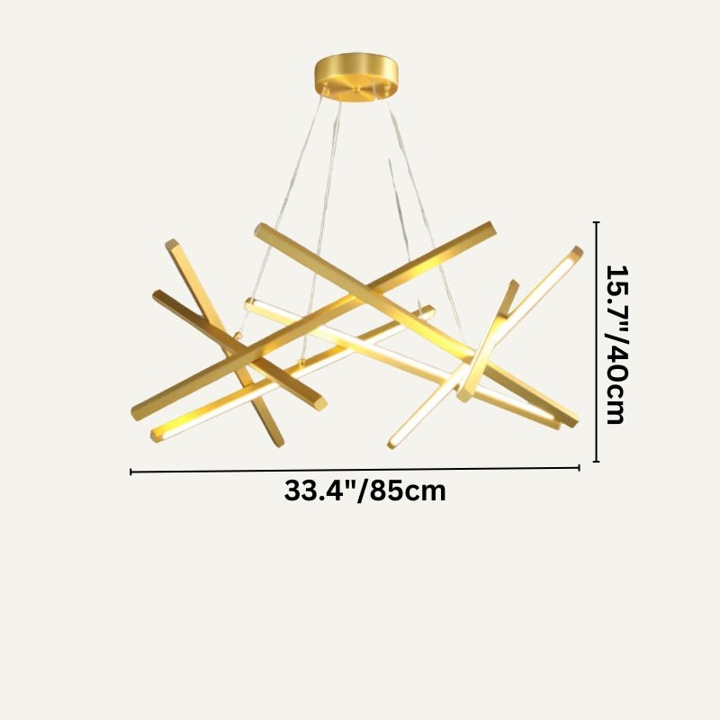 Elegant Maseu chandelier by Residence Supply featuring multiple hanging glass pendants and a sleek metal frame.