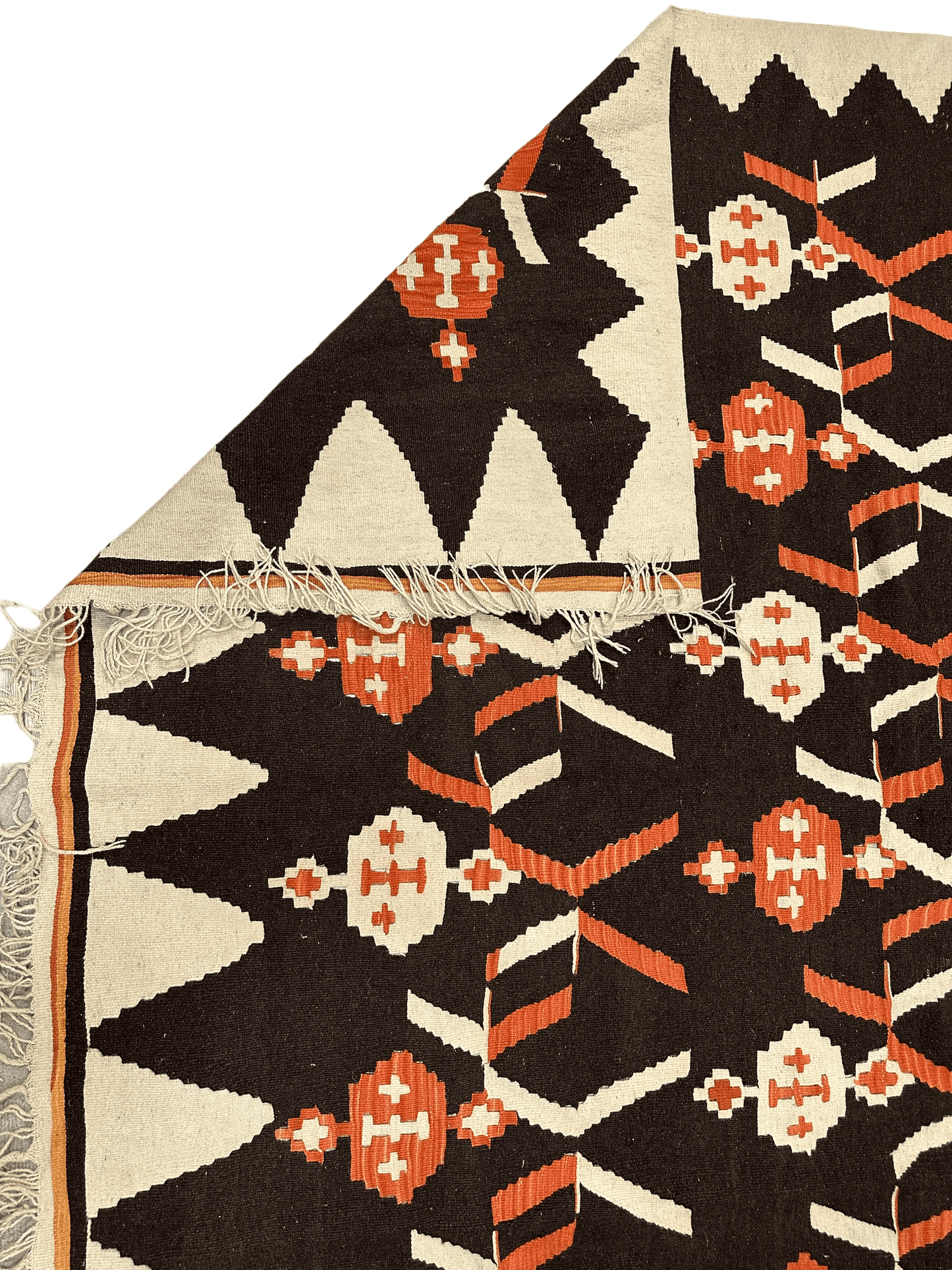 Masterpiece Large Vintage minimalistic Karabakh Kilim 7’5” x 11’ - Nuvé