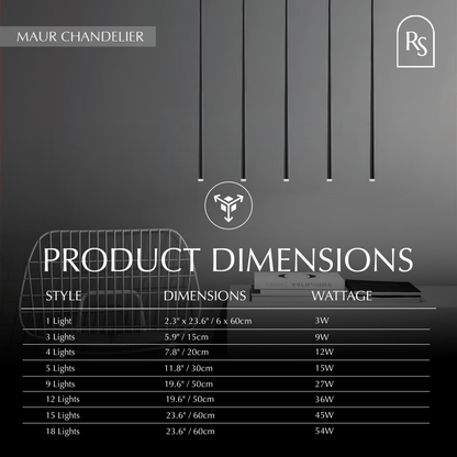 Maur Chandelier - Nuvé