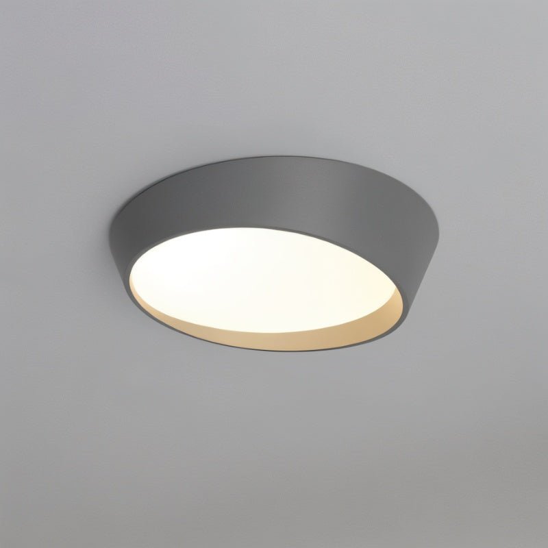 Residence Supply Mia ceiling light fixture with sleek modern design, featuring a circular white shade and metal accents.
